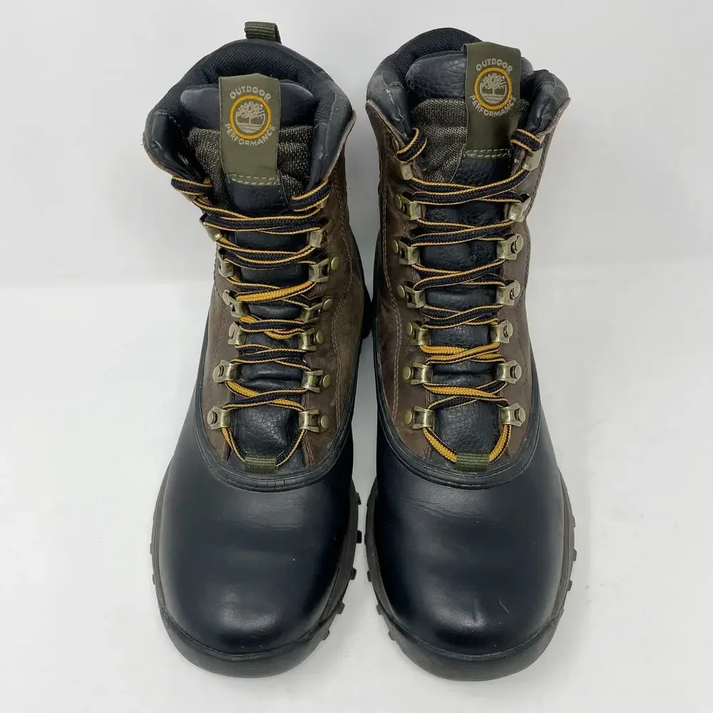 Timberland Waterproof High Hiking Boots Leather Synthetic Mens Size 7